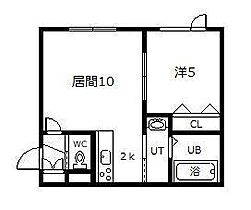 マリオット6条I・II ？-201 ｜ 北海道旭川市六条西7丁目（賃貸アパート1LDK・2階・34.78㎡） その2