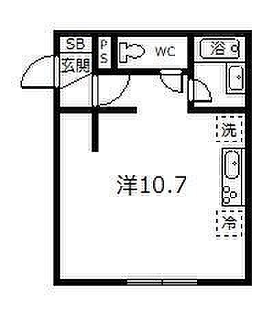 メゾンドアーブルC 205｜北海道旭川市宮下通25丁目(賃貸マンション1R・2階・24.63㎡)の写真 その2