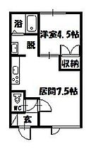 ウィステリア 107 ｜ 北海道深川市西町（賃貸アパート1DK・1階・31.59㎡） その2