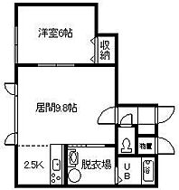 シャロム 101 ｜ 北海道旭川市六条通24丁目（賃貸アパート1LDK・1階・41.71㎡） その2