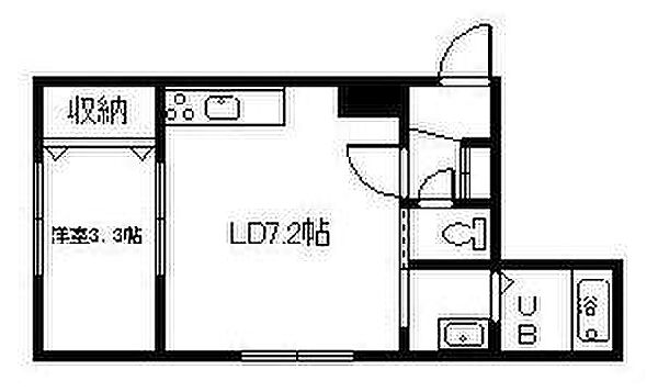 マリオット2条通 305｜北海道旭川市二条通10丁目(賃貸マンション1DK・3階・26.38㎡)の写真 その2