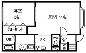 メゾンドJUNパートV 2-1 ｜ 北海道旭川市東六条10丁目（賃貸アパート1LDK・2階・46.37㎡） その2