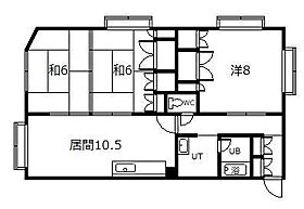 SACRALE 201 ｜ 北海道旭川市東六条1丁目（賃貸アパート3LDK・2階・72.36㎡） その2