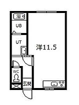 メゾンドフェイマス 205 ｜ 北海道砂川市西三条南4丁目（賃貸アパート1R・2階・28.91㎡） その2