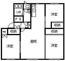 パティオス820 103 ｜ 北海道旭川市八条通20丁目（賃貸マンション3LDK・1階・68.70㎡） その2