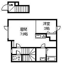 smileII 201 ｜ 北海道旭川市二条通1丁目（賃貸アパート1DK・1階・26.51㎡） その2