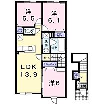 メゾンドビエラ 201 ｜ 北海道滝川市一の坂町西1丁目（賃貸アパート3LDK・2階・69.51㎡） その2