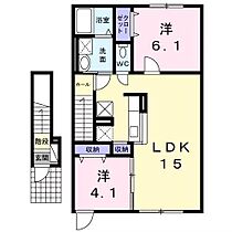 エターナルII 202 ｜ 北海道深川市四条（賃貸アパート2LDK・2階・58.87㎡） その2