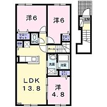 プルメリアVI 203 ｜ 北海道滝川市東町5丁目（賃貸アパート3LDK・2階・67.20㎡） その1