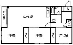 MORE東5・8 3LDKの間取図画像