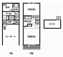 T.M.S-A 1LDKの間取図画像