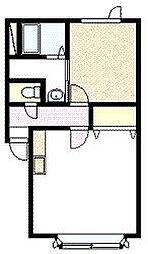 ドレクセルヒル 1DKの間取図画像