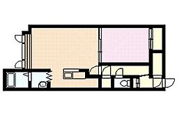 エネーロB 1LDKの間取図画像