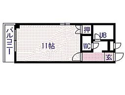 ウィンザー8・8 ワンルームの間取図画像