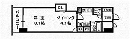 朝日プラザ旭川5条通 1DKの間取図画像