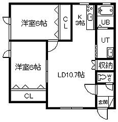 物件の間取り