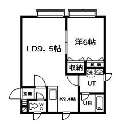 スターヒルズ 1LDKの間取図画像