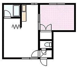 フローレンス132 1LDKの間取図画像