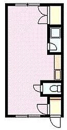 ハイツオリエント1,3 1DKの間取図画像