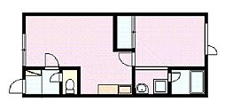 ハイエスト東7・9 1LDKの間取図画像