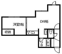 セラーノV 1LDKの間取図画像