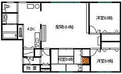 物件の間取り