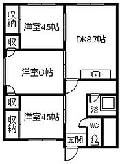 物件の間取り