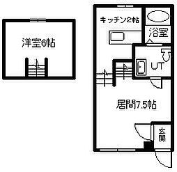 マグノリア7 1LDKの間取図画像