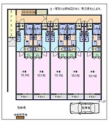 聖天下レジデンス 1Kの間取図画像