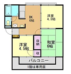 メロディちぐさA 2階