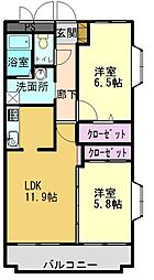 グリーンコート加古川1番館 2階/206