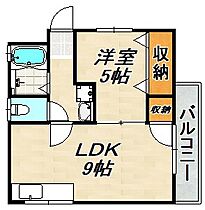 庄山マンション  ｜ 兵庫県神戸市長田区庄山町２丁目（賃貸マンション1LDK・4階・38.00㎡） その2