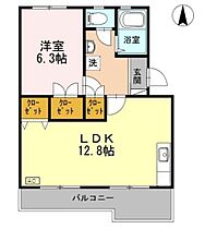 ロイヤルマンション2号棟  ｜ 兵庫県神戸市北区泉台７丁目（賃貸マンション1LDK・3階・45.00㎡） その2