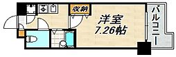 ピア 1Kの間取図画像