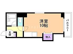 メゾン・ド・エレ 4階ワンルームの間取り