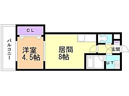 間取図画像 1LDK