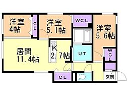 札幌市営南北線 北12条駅 徒歩4分