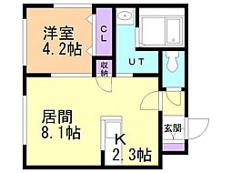 札幌市営東豊線 栄町駅 徒歩7分 4階/-