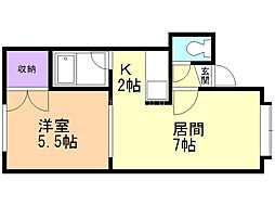 間取図画像 1LDK