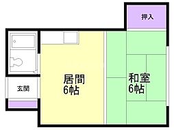 間取図画像 1DK