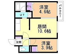 メニーズコート元町北 2階