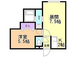 間取図画像 1LDK