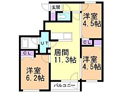 物件の間取り