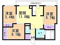 物件の間取り