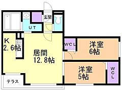 物件の間取り