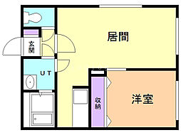 エム:スクエア 1LDKの間取図画像
