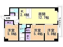 物件の間取り
