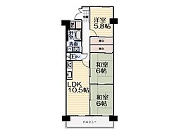 間取図画像 3LDK