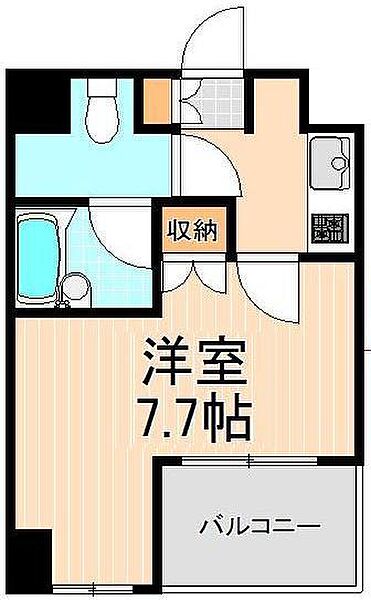 エスティメゾン浅草駒形 206｜東京都台東区駒形1丁目(賃貸マンション1K・2階・23.13㎡)の写真 その2