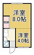 石井荘  ｜ 東京都墨田区東駒形4丁目（賃貸アパート2K・2階・23.14㎡） その2